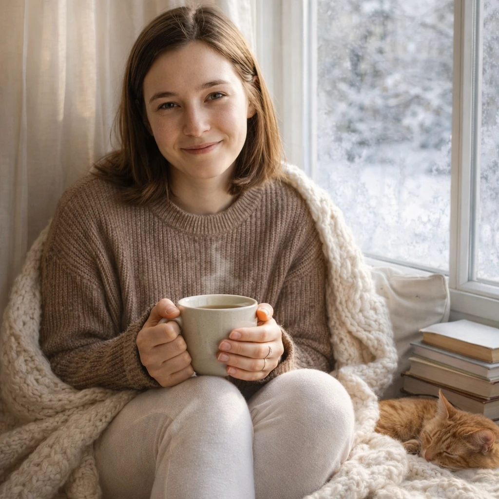 Амбассадор уюта Hygge — GPT Image 1.5 промт