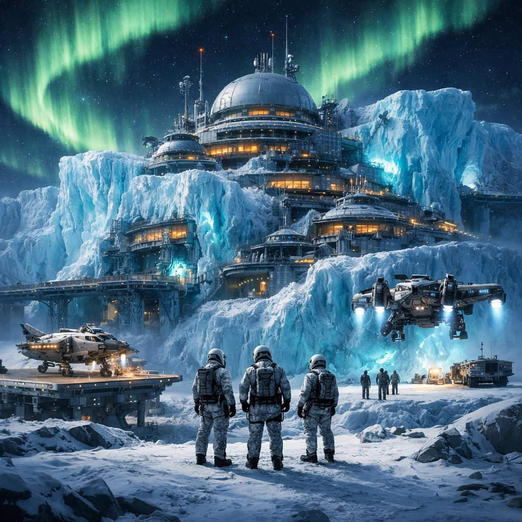 Арктическая станция будущего — GPT Image 1.5 промт