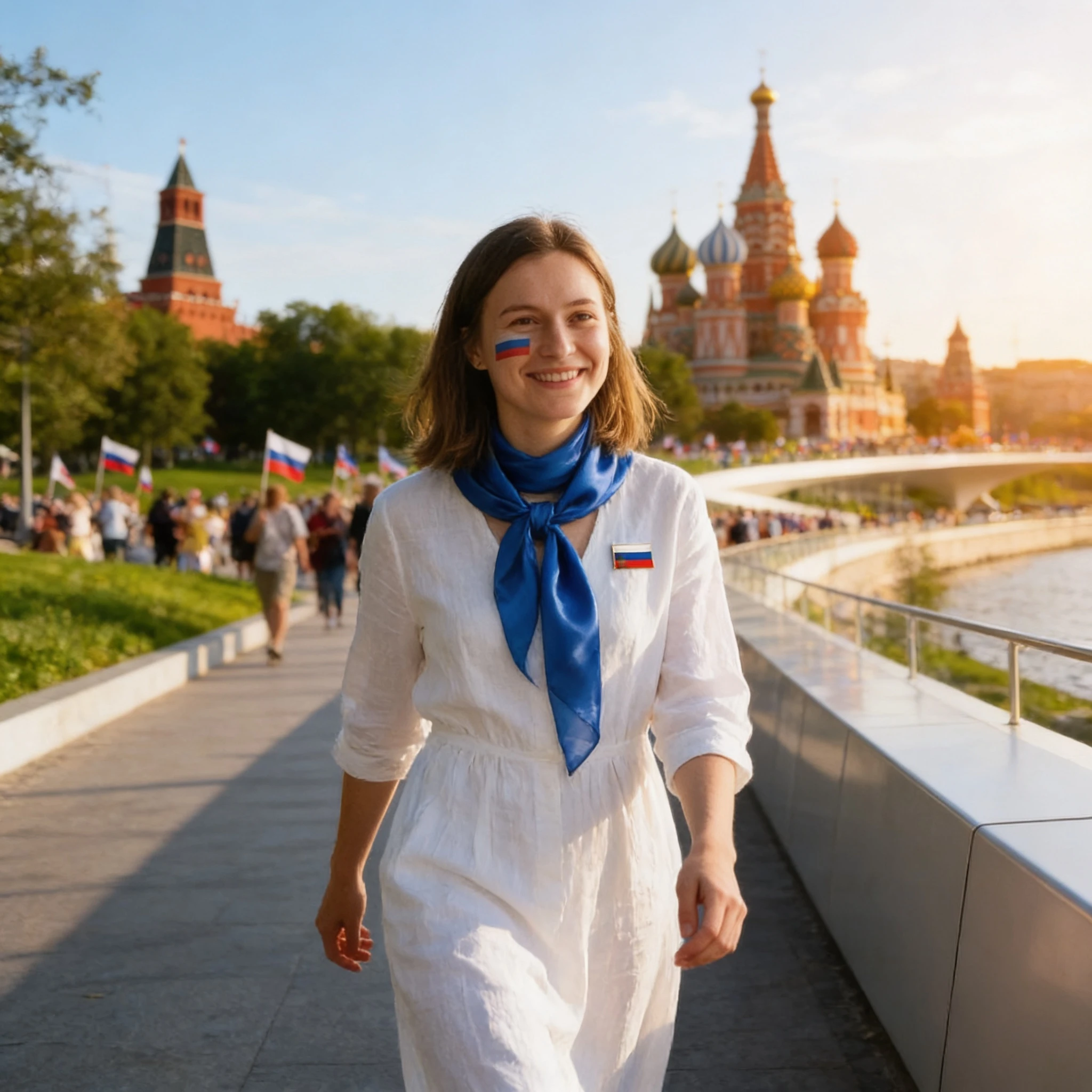День России: Праздник в Центре — Seedream 4.5 промт