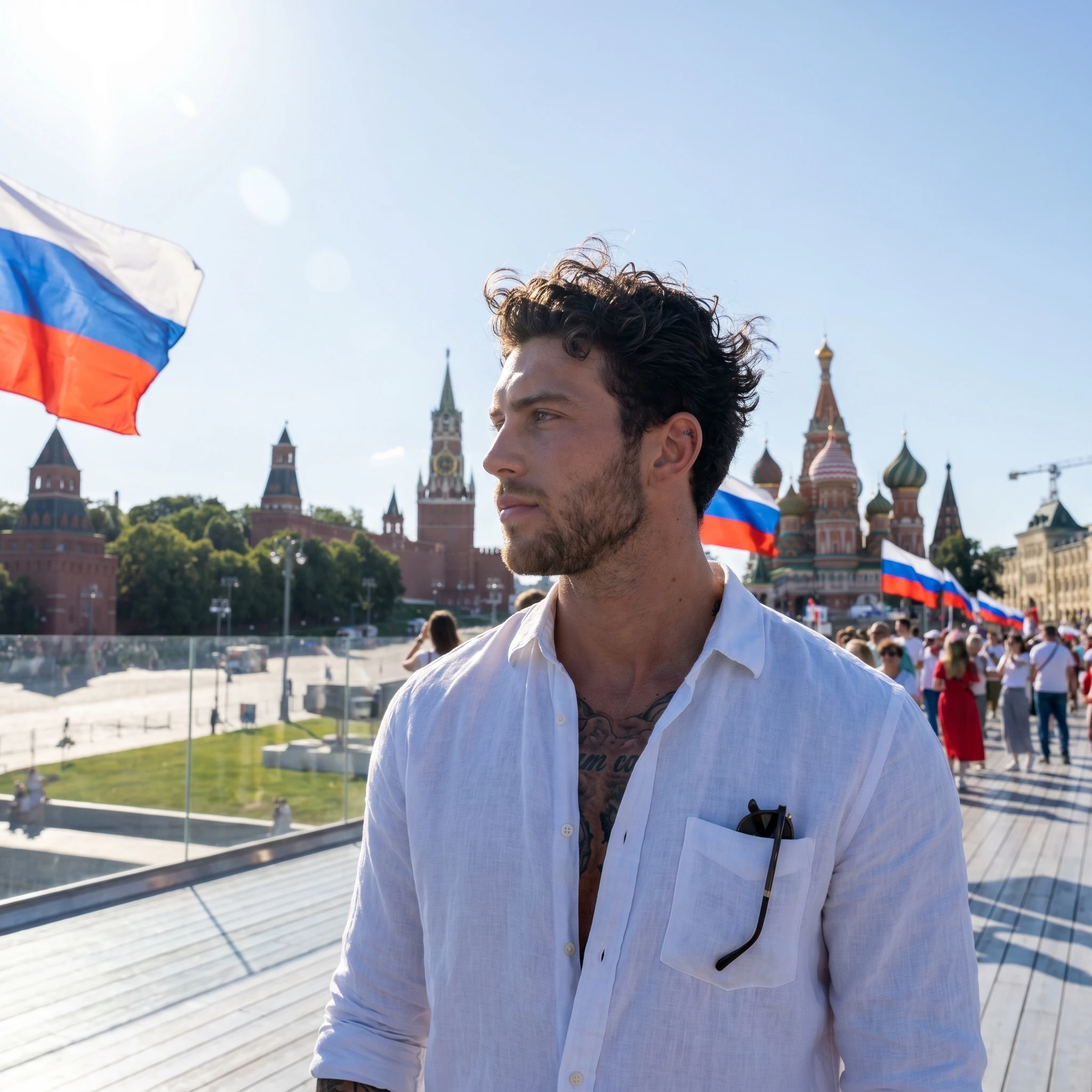 День России в парке Зарядье — Nano Banana Pro промт