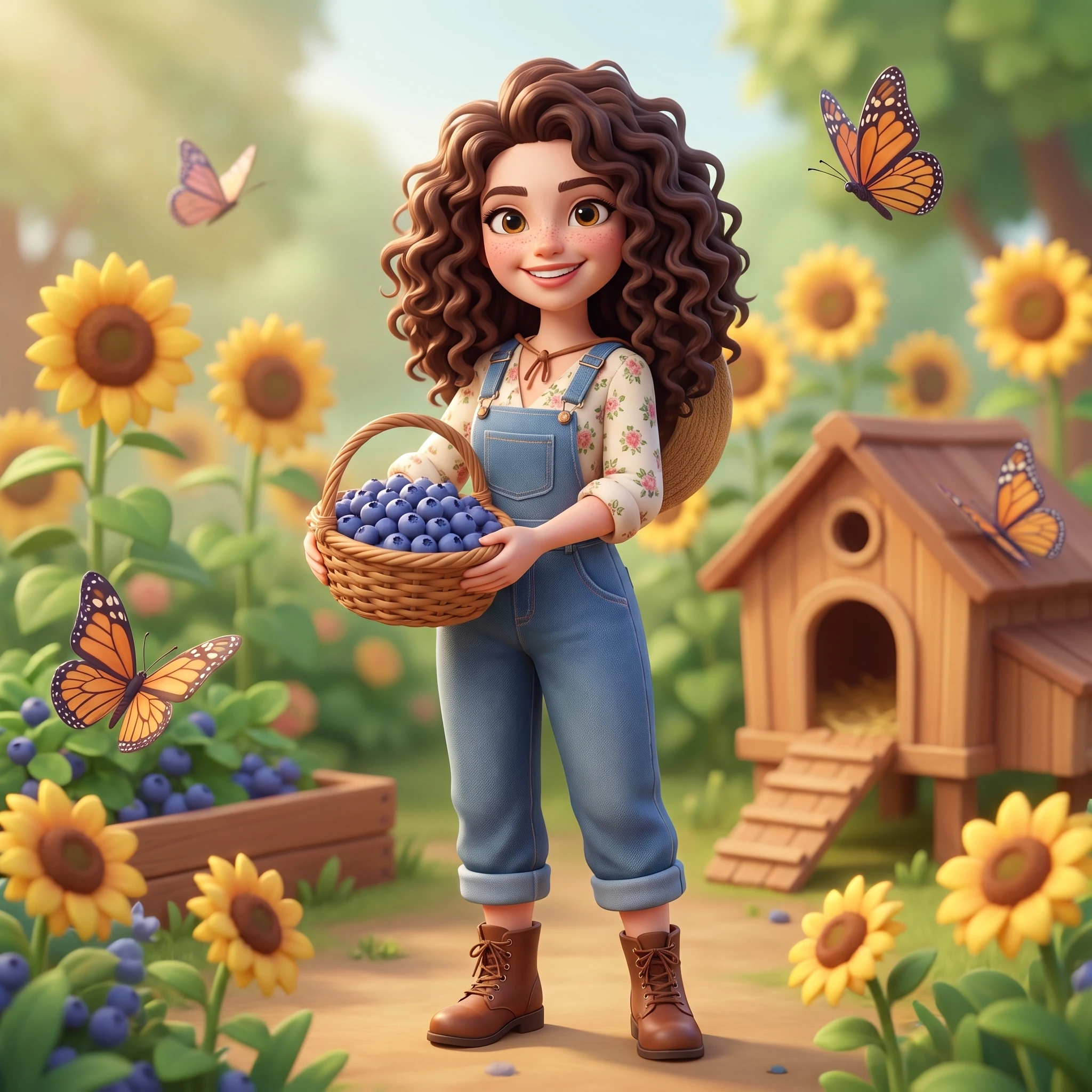 Фермер в симуляторе жизни — Nano Banana Pro промт
