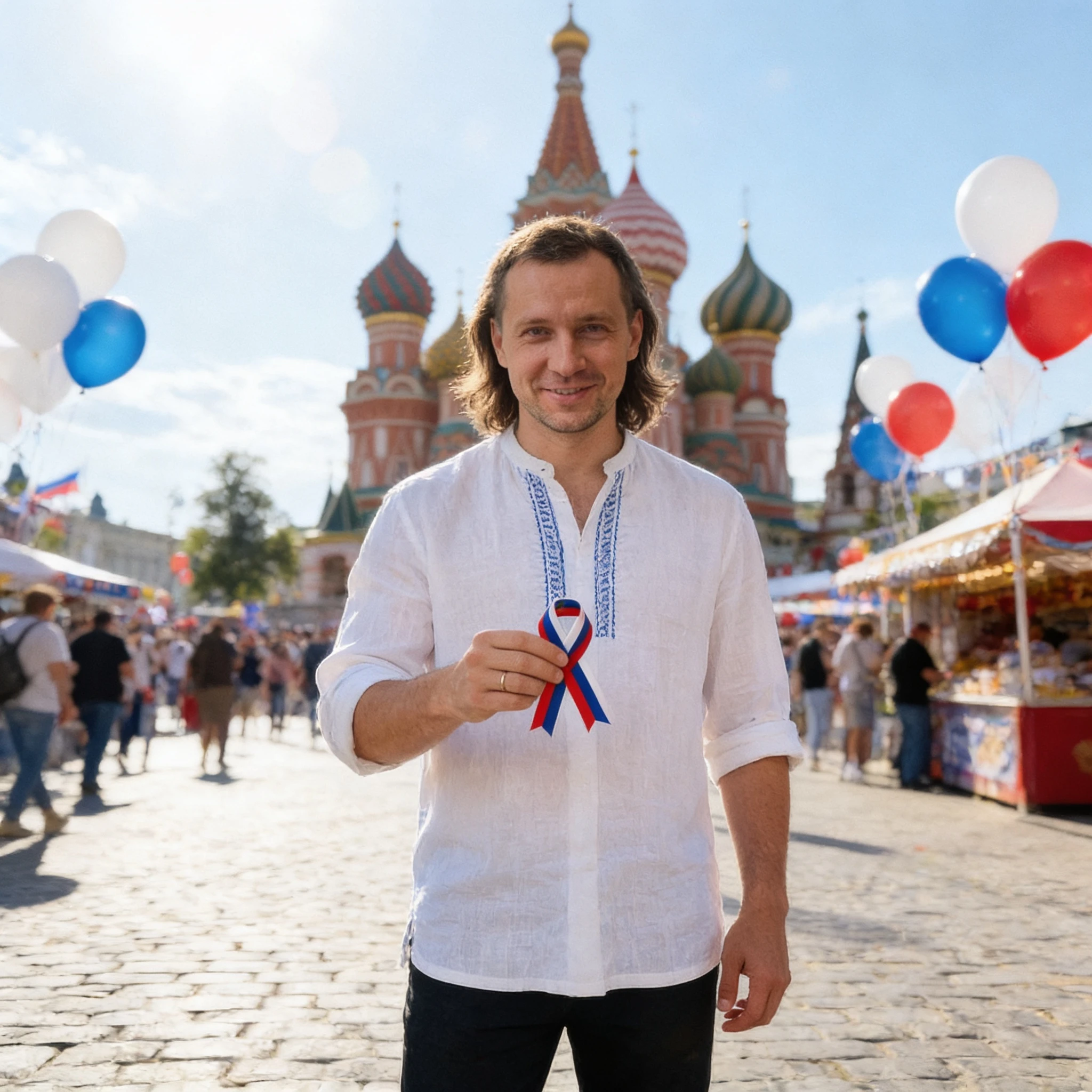 Фестиваль на Красной площади — Seedream 4.5 промт