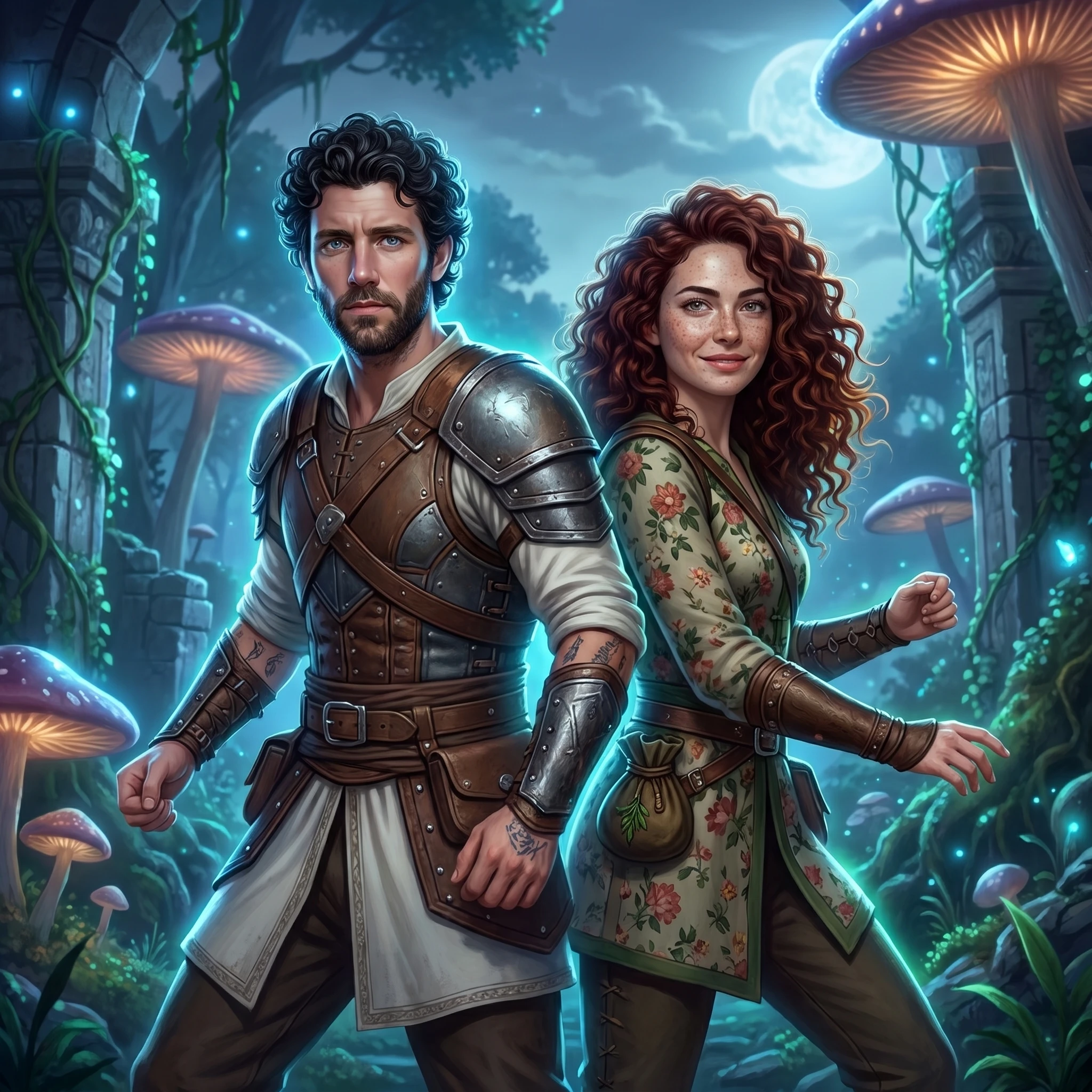 Герои приключенческой RPG — Nano Banana Pro промт