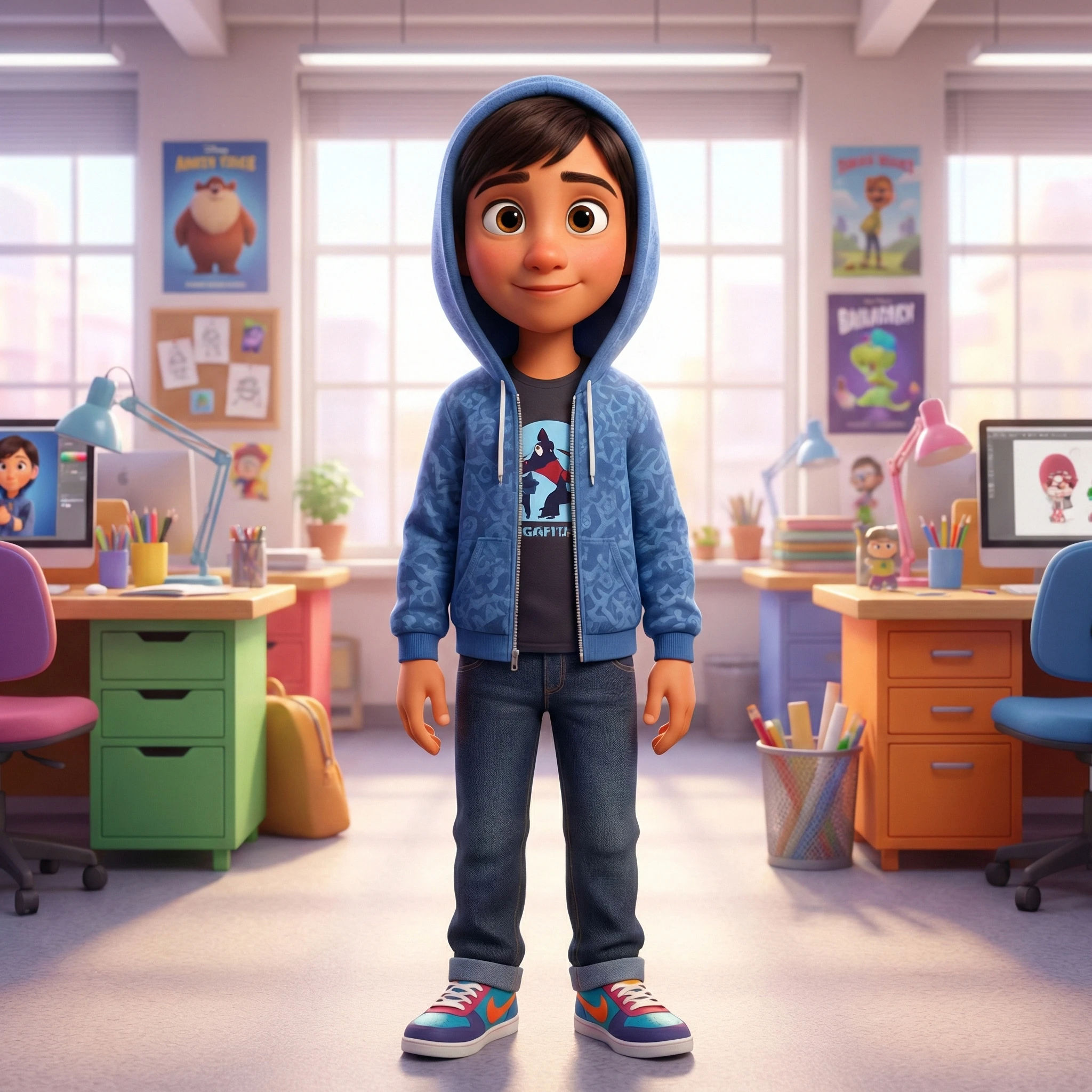 Герой мультфильма Pixar — Nano Banana Pro промт