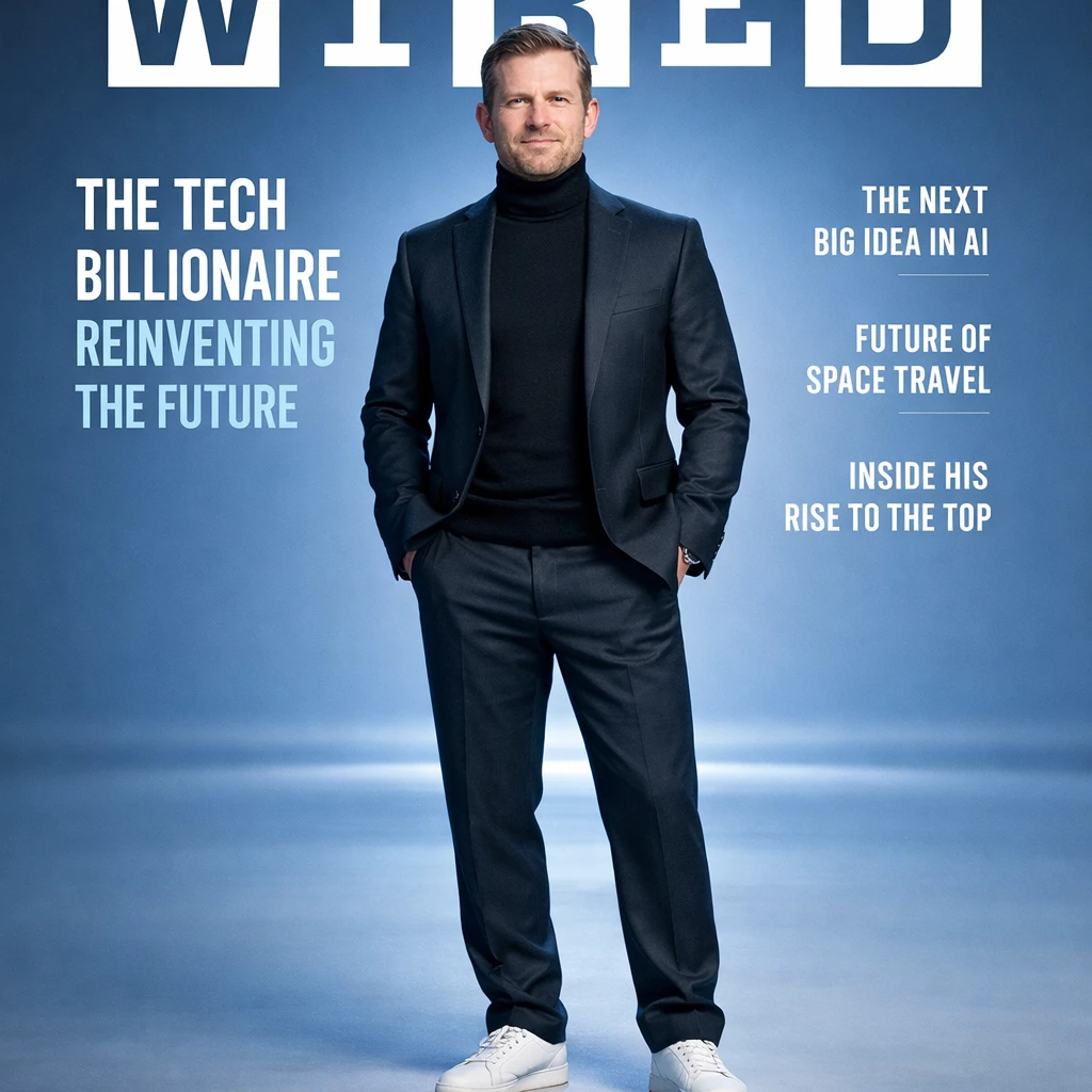 Интервьюер Wired: Техно-гуру — GPT Image 1.5 промт