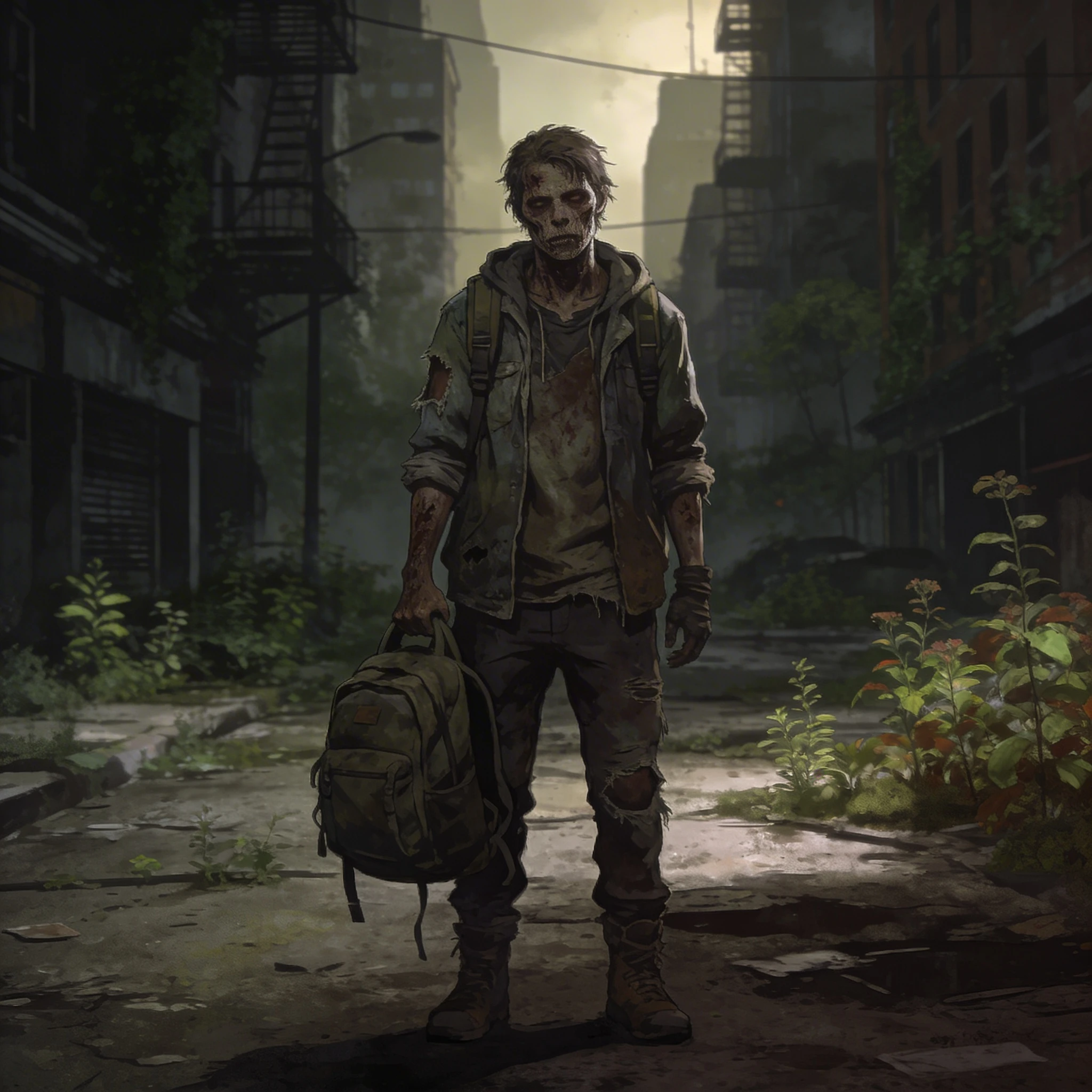 Хэллоуин: Зомби-апокалипсис — Seedream 4.5 промт