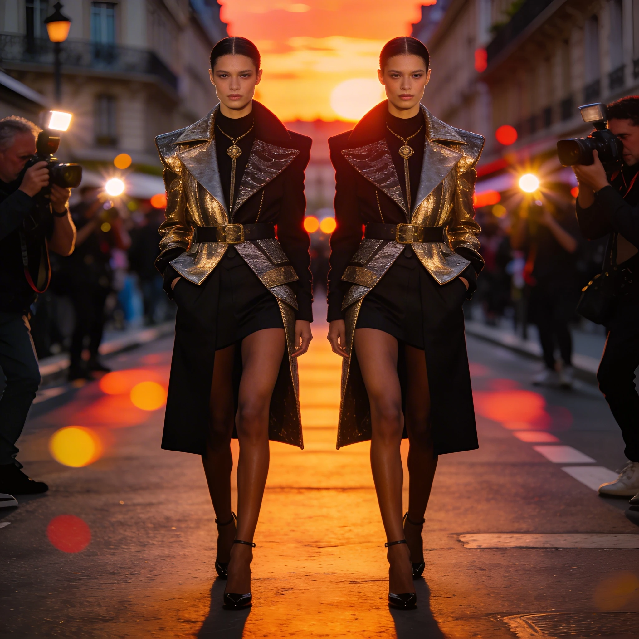 Лук на Неделе моды в Париже — Seedream 4.5 промт