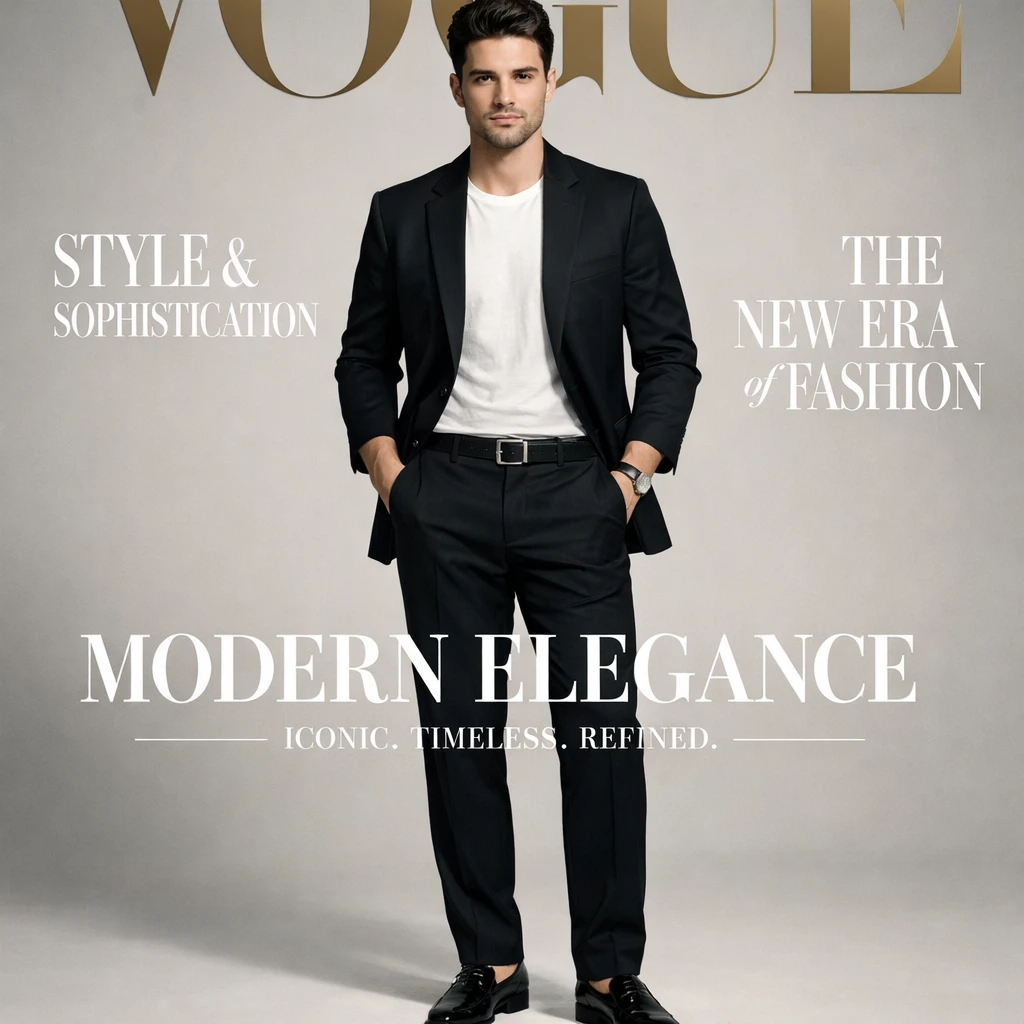 Обложка модного журнала — GPT Image 1.5 промт