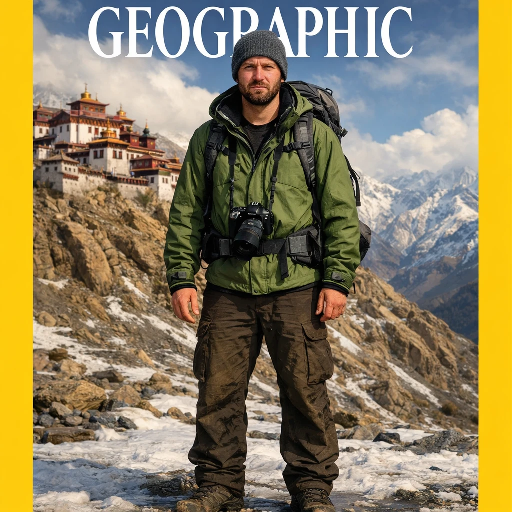 Обложка National Geographic — GPT Image 1.5 промт