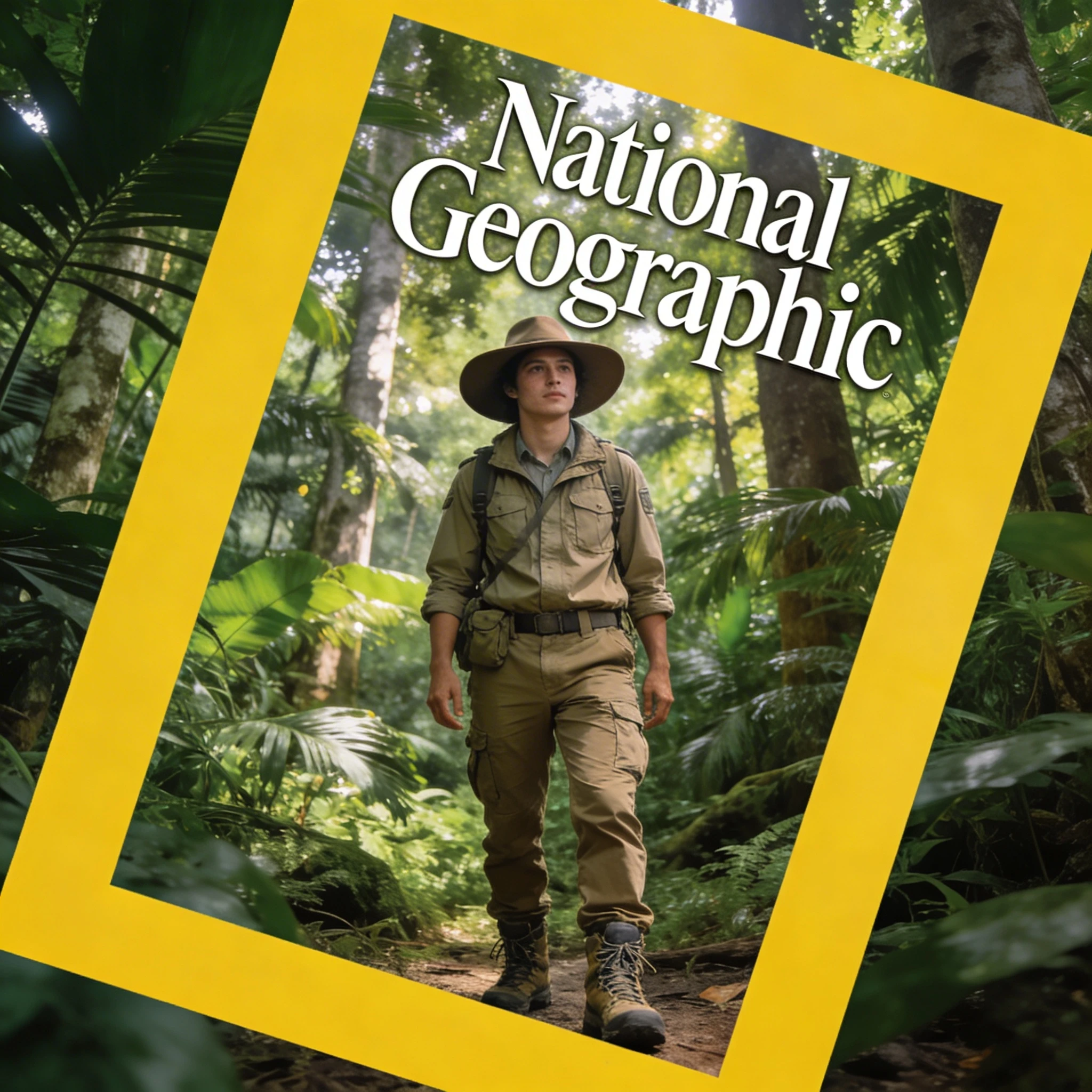 Обложка журнала National Geographic — Seedream 4.5 промт