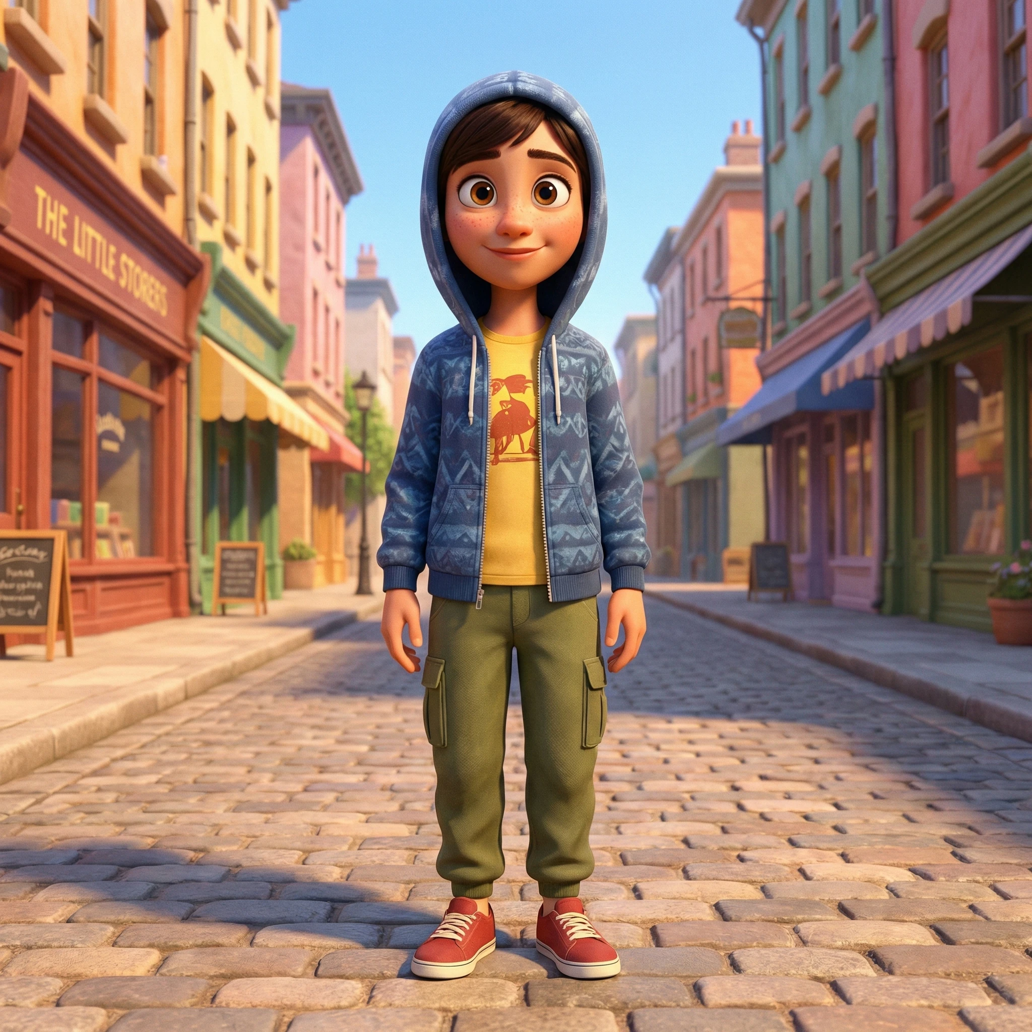 Персонаж мультфильма Pixar — Nano Banana Pro промт