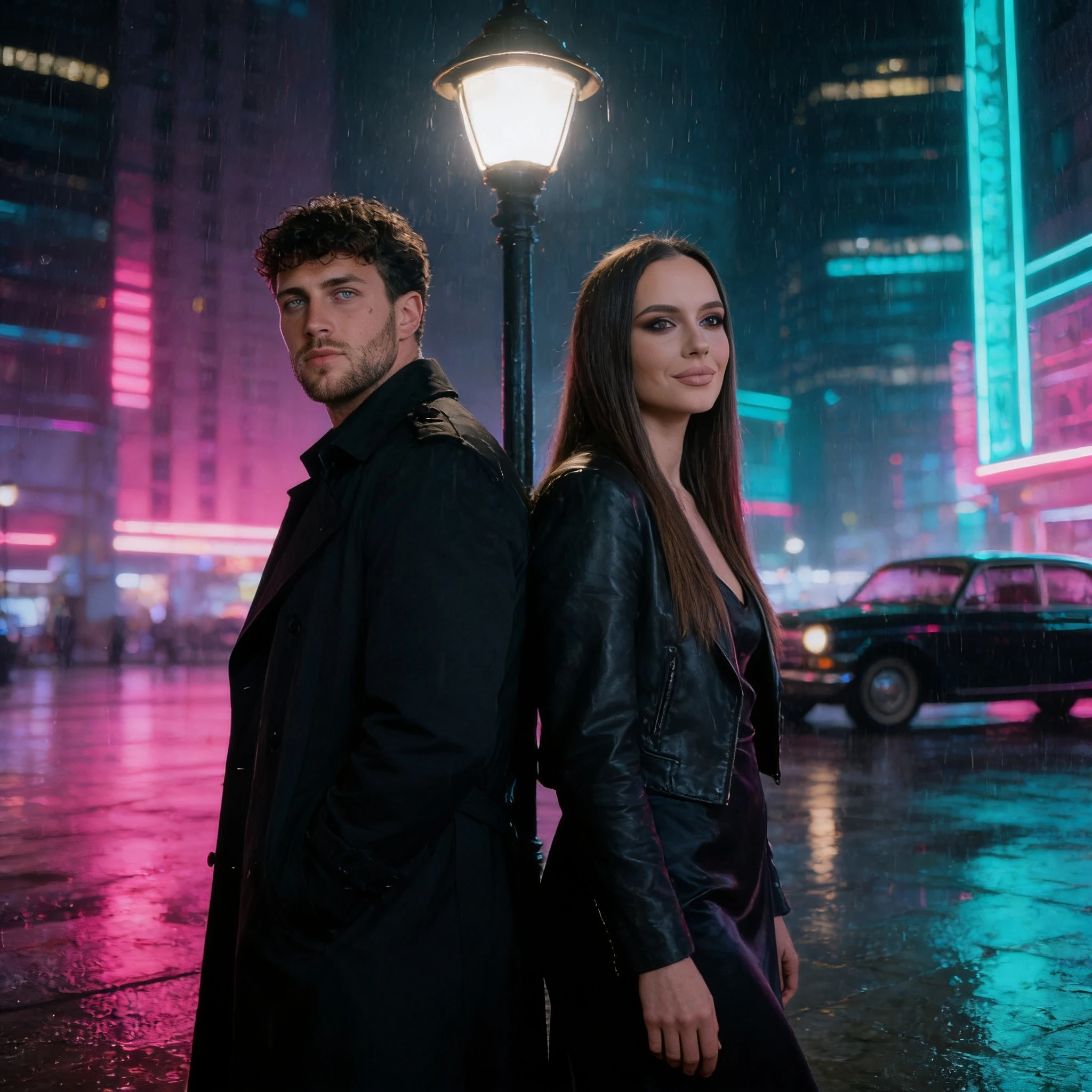 Постер: Шепот ночного города — Seedream 4.5 промт