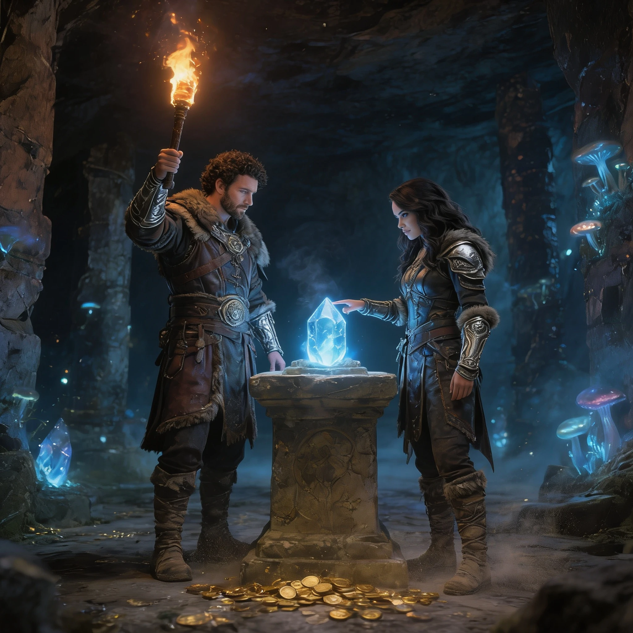 Проклятая гробница: Приключение RPG — Seedream 4.5 промт