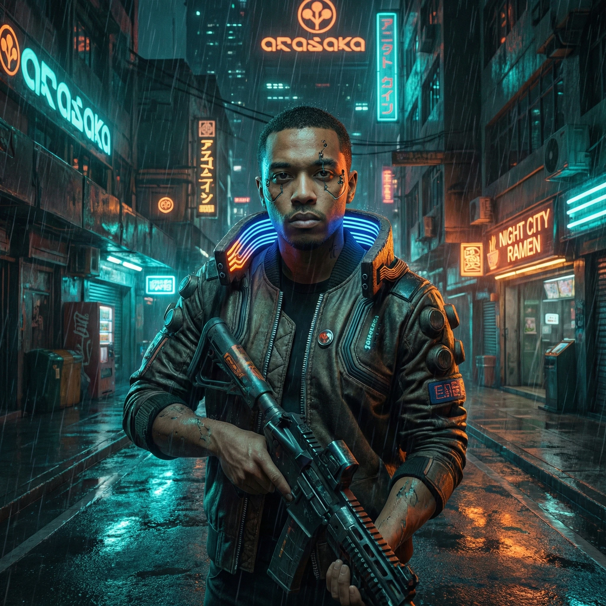 Стань героем Cyberpunk 2077 — Nano Banana Pro промт