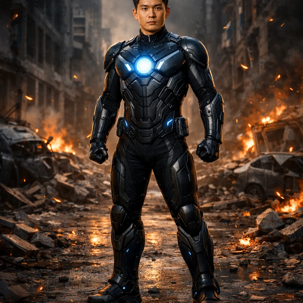 Супергерой в стиле Marvel — GPT Image 1.5 промт