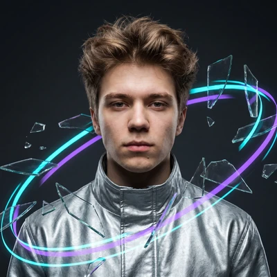 Абстрактный Футуризм: Энергия — AI промт для Nano Banana Pro