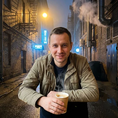 Бессонница в туманном городе — AI промт для Nano Banana Pro