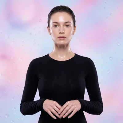 Блестящая кожа: Тренд Jelly Look — AI промт для Nano Banana Pro
