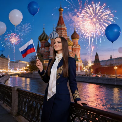 День России: Гордость Империи — AI промт для Seedream 4.5