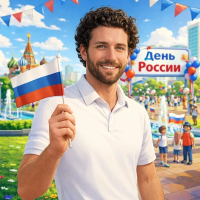 День России: Праздник на площади — AI промт для GPT Image 1.5