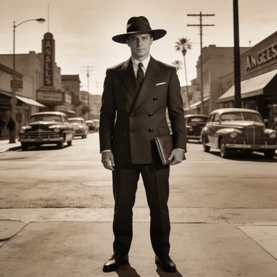 Детектив из игры L.A. Noire — AI промт для Seedream 4.5