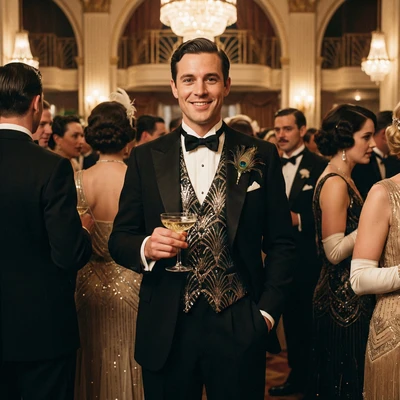 Элегантность 1920-х годов — AI промт для Nano Banana Pro