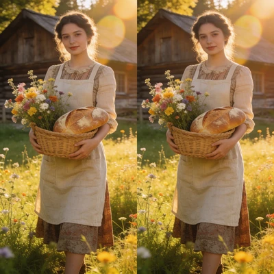 Эстетика Cottagecore блогера — AI промт для Seedream 4.5