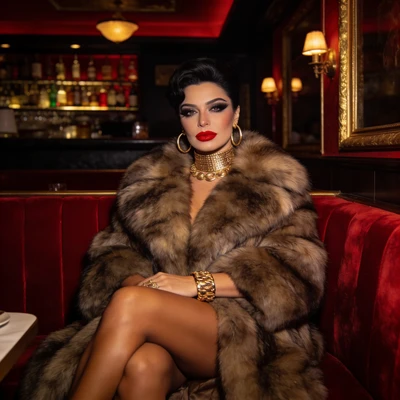 Эстетика Mob Wife — AI промт для Seedream 4.5