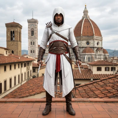 Герой игры Assassin's Creed — AI промт для Nano Banana Pro