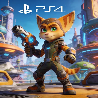 Герой игры «Ratchet & Clank» — AI промт для Seedream 4.5