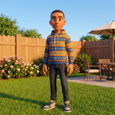 Герой мультфильма Pixar — AI промт для Nano Banana Pro