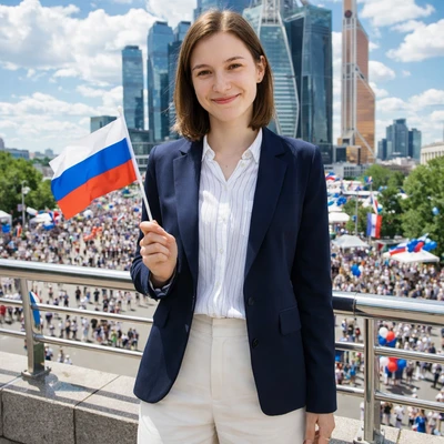 Гордость России: Праздник в мегаполисе — AI промт для GPT Image 1.5