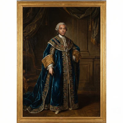 Королевский портрет маслом — AI промт для Nano Banana Pro