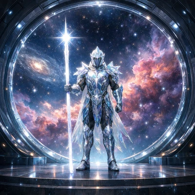 Космический страж Цитадели — AI промт для GPT Image 1.5