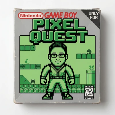 Обложка ретро-игры Game Boy — AI промт для Nano Banana Pro
