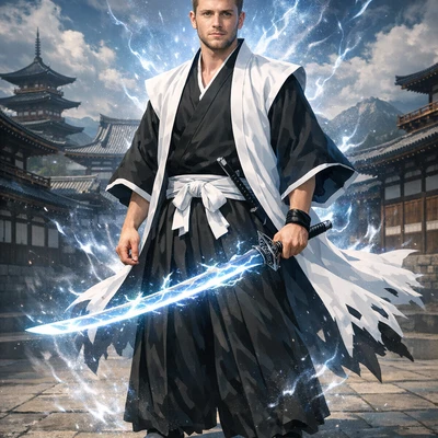Персонаж аниме «Bleach» — Шинигами — AI промт для GPT Image 1.5