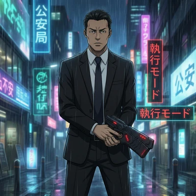 Персонаж аниме «Psycho-Pass» — AI промт для Nano Banana Pro