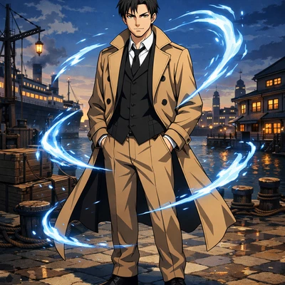 Персонаж аниме в стиле «Bungo Stray Dogs» — AI промт для GPT Image 1.5