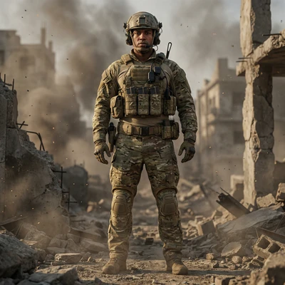 Персонаж игры Call of Duty — AI промт для Nano Banana Pro
