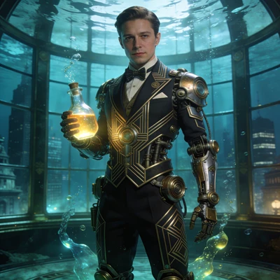Персонаж игры в стиле «BioShock» — AI промт для Seedream 4.5
