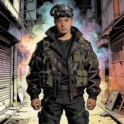 Персонаж манги «Dorohedoro» — AI промт для Seedream 4.5