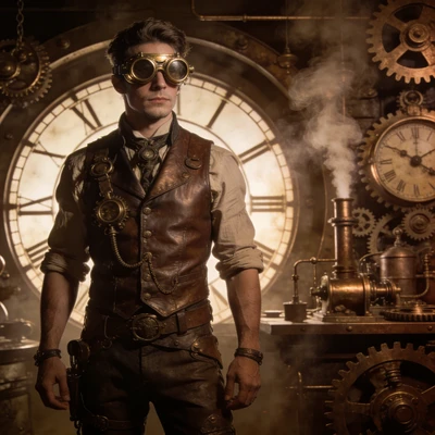 Портрет в стиле стимпанк — AI промт для Seedream 4.5