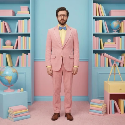 Редактор в стиле Wes Anderson — AI промт для Nano Banana Pro