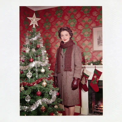 Ретро-рождество 50-х — AI промт для Seedream 4.5