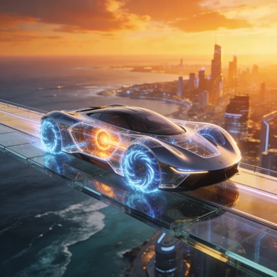 Спортивный автомобиль будущего — AI промт для Seedream 4.5
