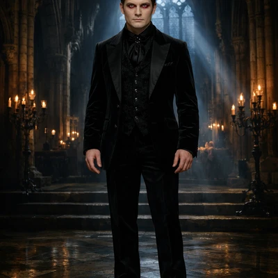 Темная эстетика: Вампир — AI промт для GPT Image 1.5