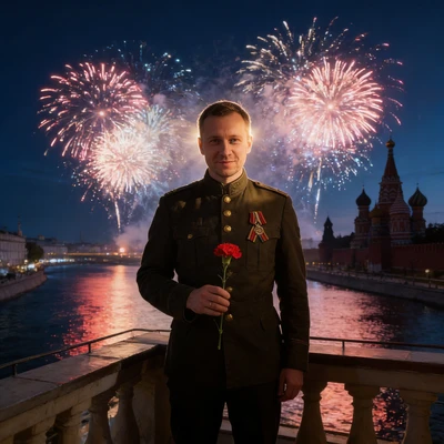 Триумф: Салют над Москвой — AI промт для Seedream 4.5