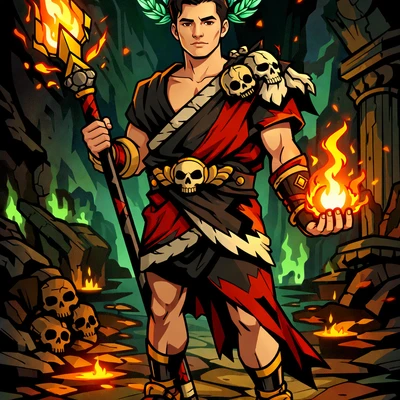 В стиле игры «Hades» — AI промт для GPT Image 1.5