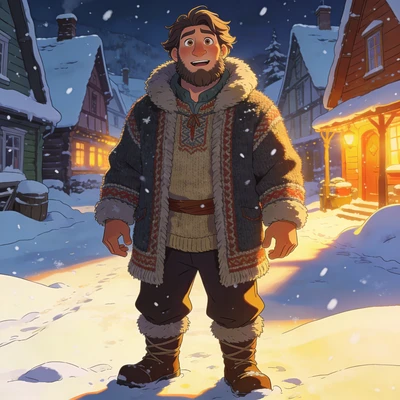 В стиле мультфильма «Клаус» — AI промт для Seedream 4.5
