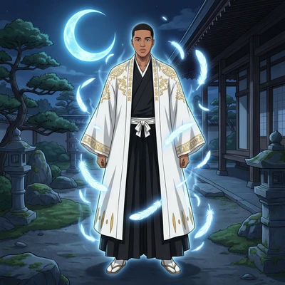 Верховный жрец в стиле Bleach — AI промт для Nano Banana Pro